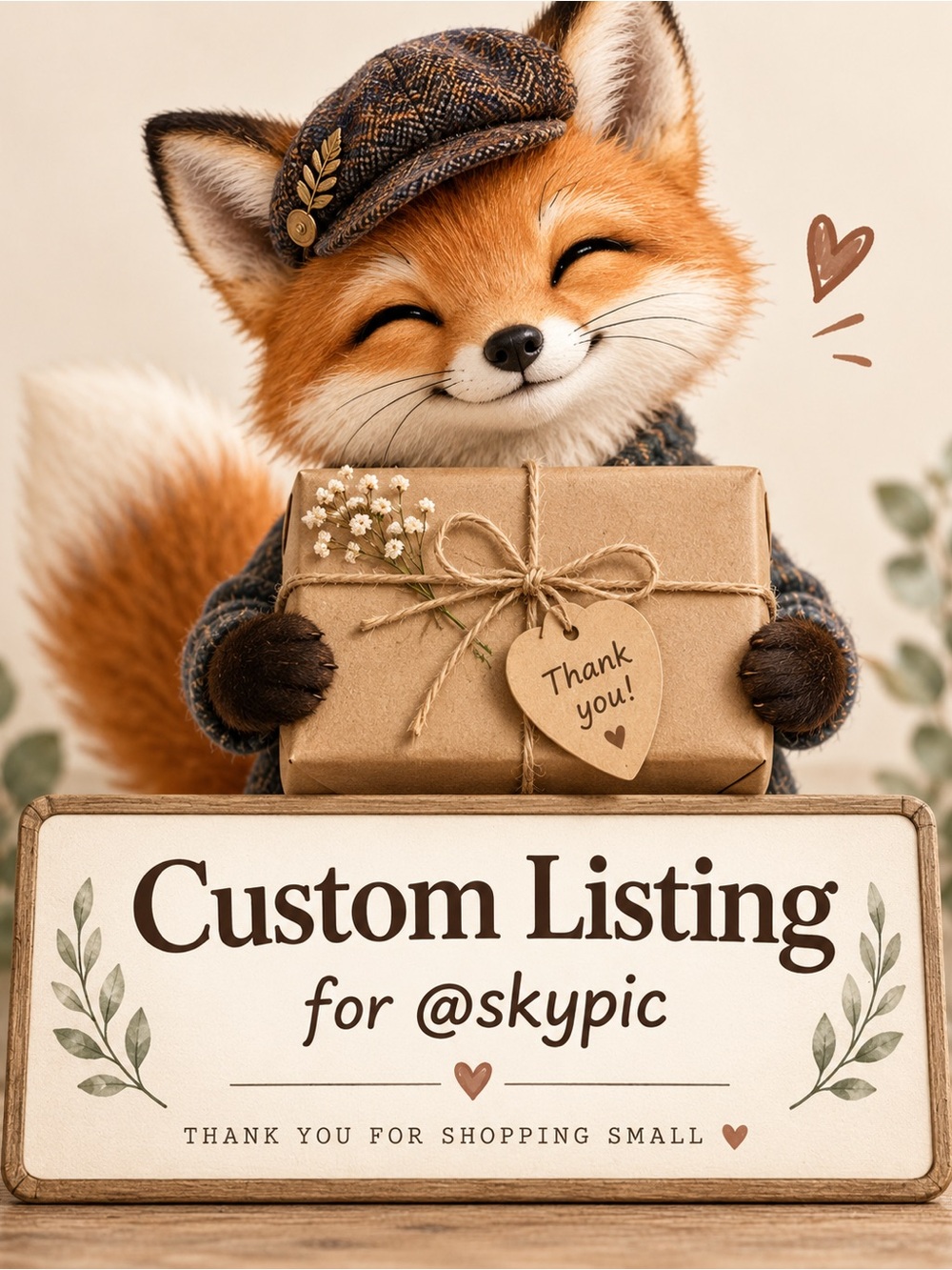 Custom listing for @skypic 💛